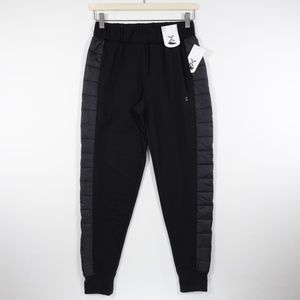 Xersion Women's Pocket Mid‎ Rise Fleece Jogger Pants Black Size XS